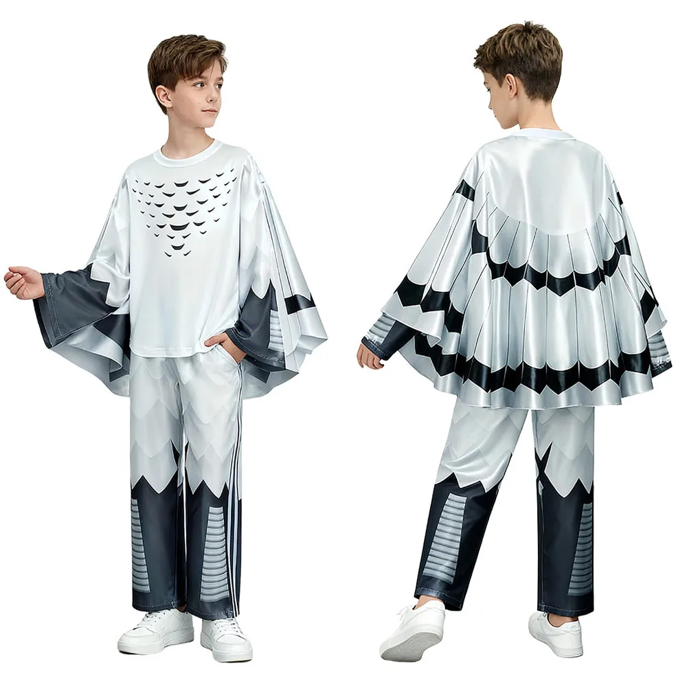 99 noite floresta veados monstro coruja cosplay traje criança monstro horror jogo roupas criativas festa de halloween macacões roupas