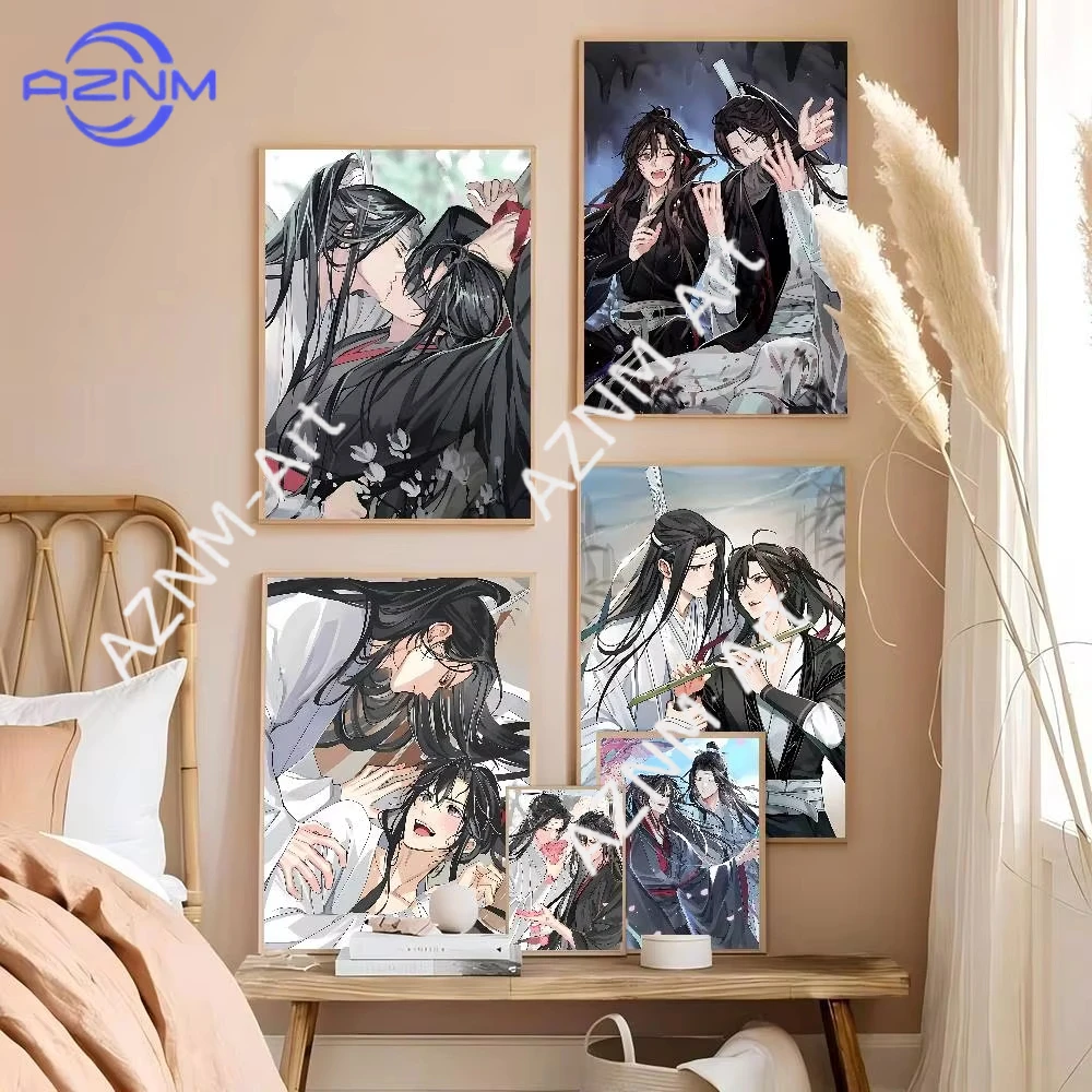 Anime Mo Dao Zu Shi Classic Vintage Posters Whitepaper Prints Posters Artwork Kawaii Room Decor