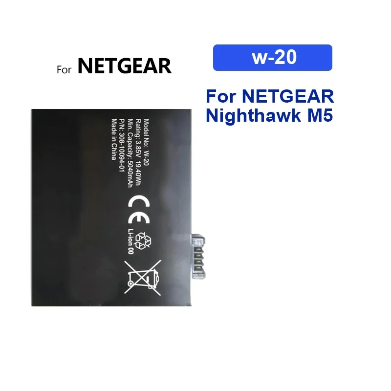 High Capacity Battery 2500mAh-5040mAh For Netgear Aircard 803S 781S W-9b W-8 W-8a Nighthawk M5 MR5100 MR5200 W20