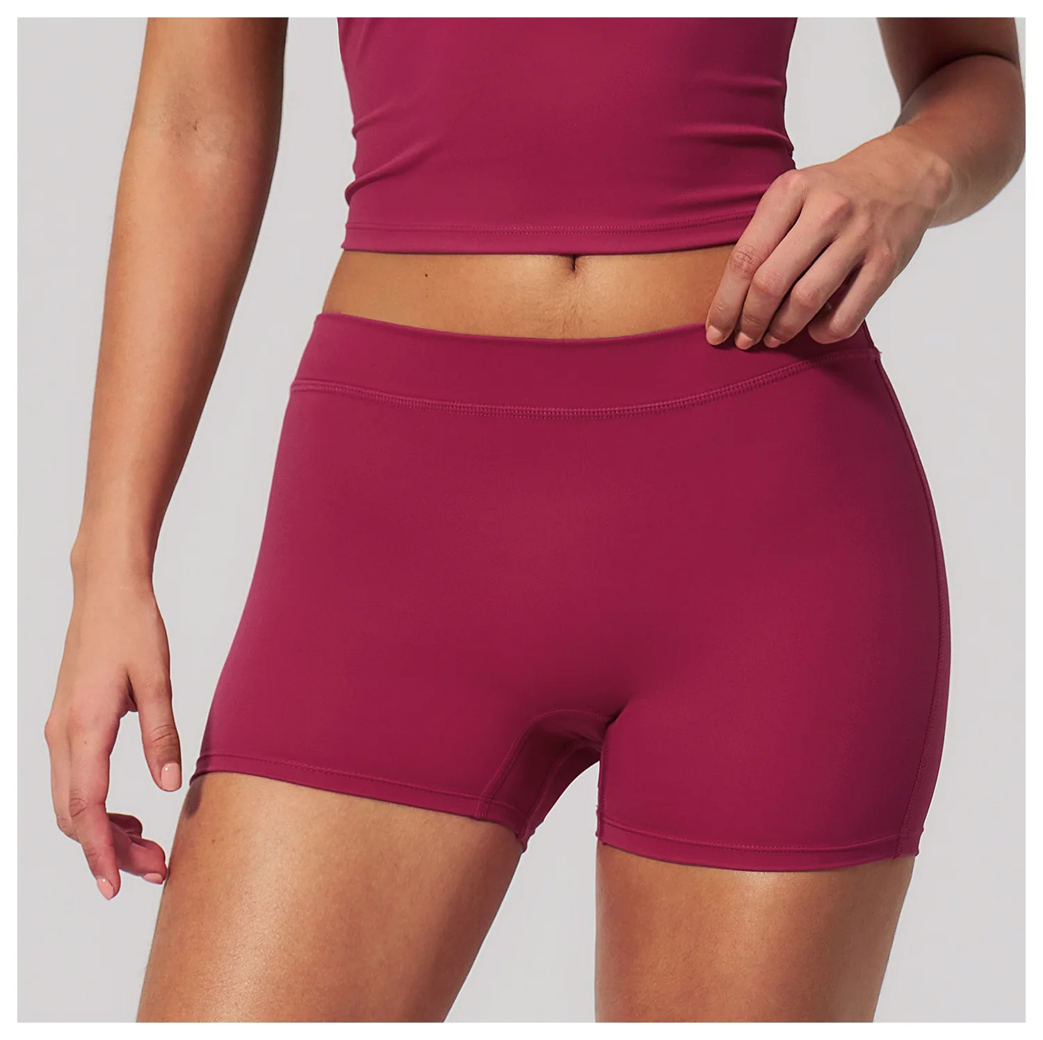 Summer Super Soft Fabric Yoga Clothing Push Up Gym Shorts Women High Waist Sports Leggings Higher Quality Workout Cycling Shorts