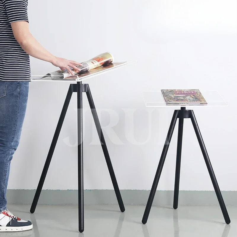 Magazine Open The Display Stand Floor  Bookstore Photo Album Flip Reading Big Book Stand Tripod Magazine Rack