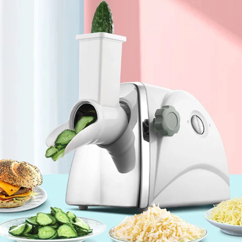 Cheese Shredder Electric Grater Automatic Home Commercial Use Multi Function Vegetable Cutter Cheese Slicer