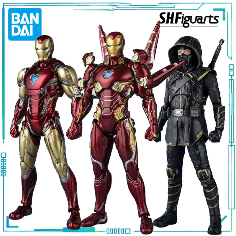 

BANDAI Genuine S. H. Figuarts Series The Movie Avengers: Endgame Ronin, Iron Man MK85, Iron Man MK50 Nano SET2 Model Toys