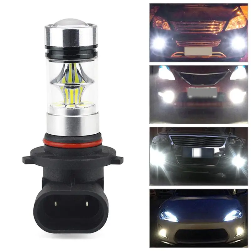 Car Fog Light Bulbs H8 H9 H11 H16 8000K Ice Blue 100W LED Headlight Bulb Kit Fog Lights 2323 LED High Power Chip