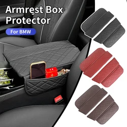 Juste de protection d'accoudoir de console centrale de voiture avec rangement, coussin en cuir PU, accessoires automobiles, BMW Série 5, G30, G32, 6, 2018-2023