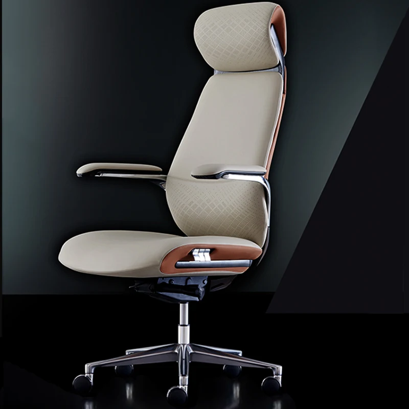 

Luxury Leather Office Chairs Design Back Support Disain Ergonomic Office Chairs Floor Swivel Cadeiras De Escritorios Furniture