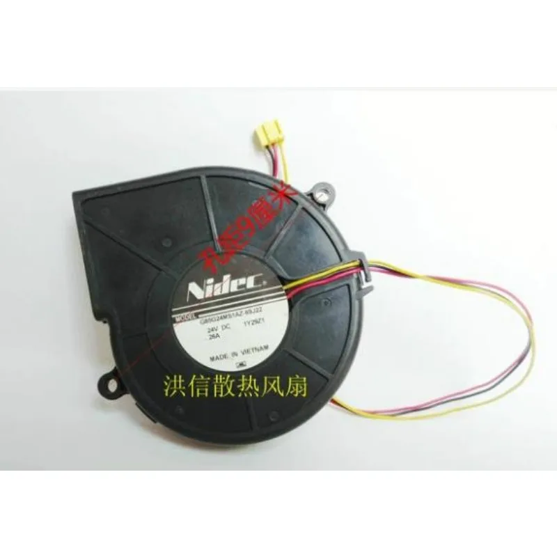 

New Fan for Nidec G85G24MS1AZ-69J22 DC24V 0.26A Hole pitch 9cm Inverter Cooling Fan