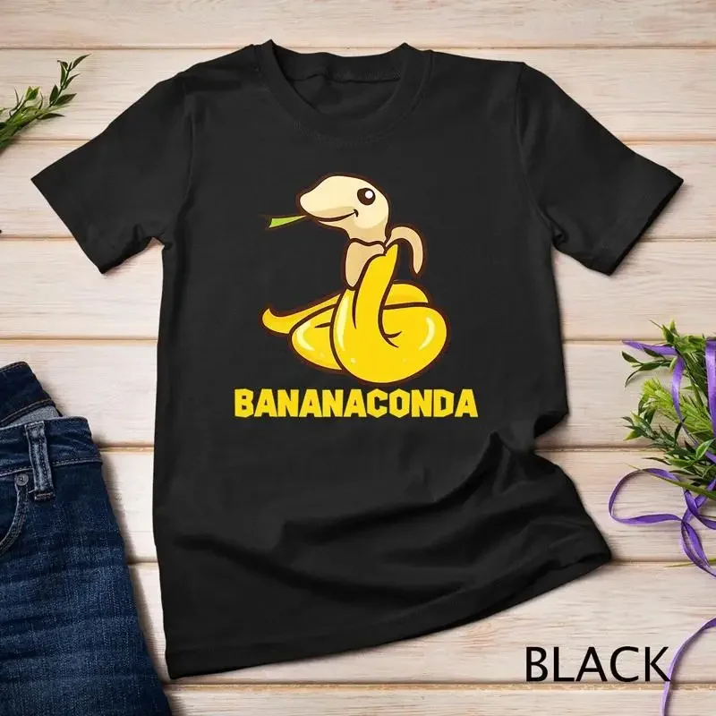 Bananaconda Banana Anaconda Yellow Snake Funny Unisex T shirt