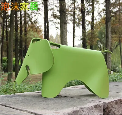 ins Nordic style creative decoration elephant chair change shoes chair stool Elephant cute kindergarten children