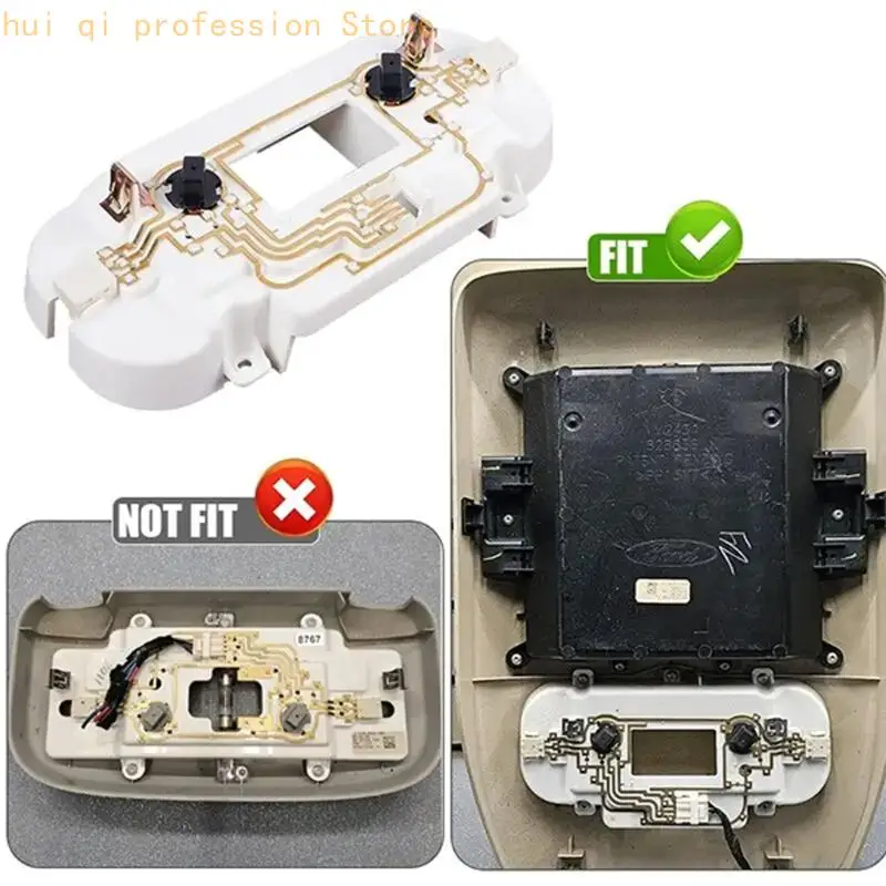 Kunststoff-Leselicht-Basisplatine, Leselicht-Steuermodul, ersetzt VM2396 82918 für Auto F150 F250 F350 H8WE – Detail 4