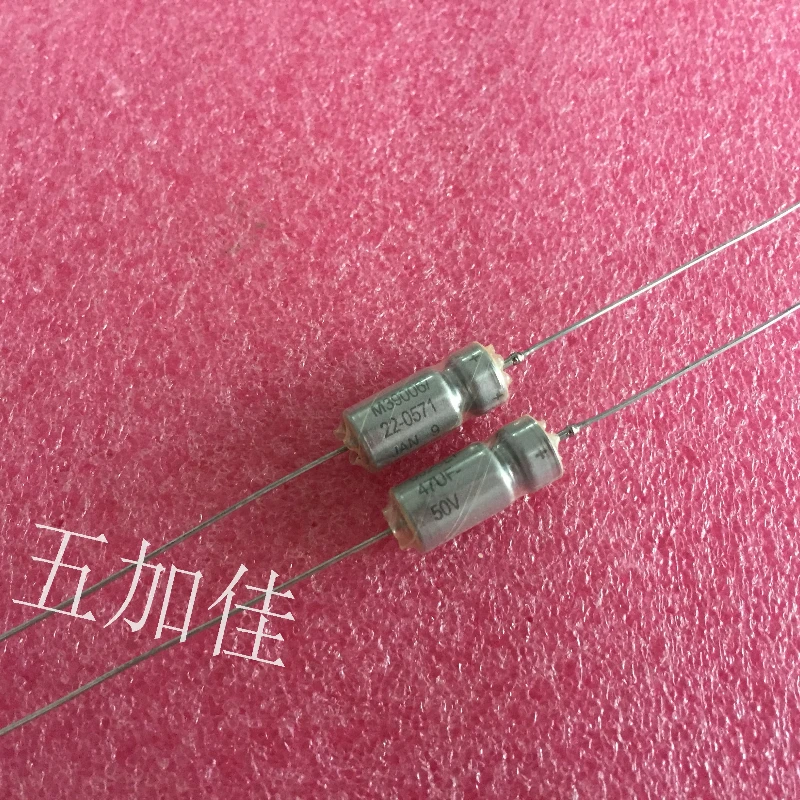 

M39006/22-0571 50V47UF American polarized JAN axial liquid silver tantalum capacitor