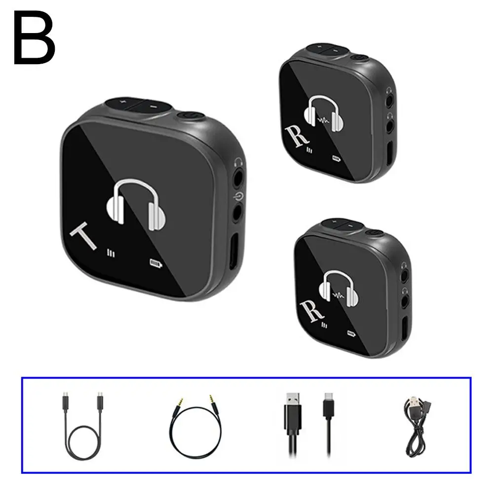 5.8g Wireless In Ear Monitor System Wireless Headphone Automatic Pairing Receiver Recording Phone Monitor Transmitter Earph Y0q4