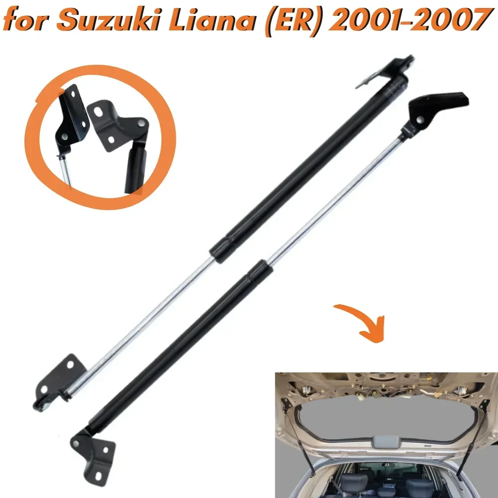 

Qty(2) Trunk Struts for Suzuki Liana (ER) Estate Saloon 2001-2007 572mm Rear Tailgate Boot Lift Supports Gas Springs Shocks