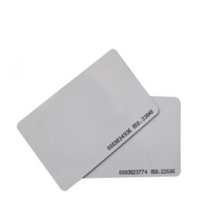 100pcs CR80 30mil Blank White PVC Plastic Card Standard CR80 Size White Printable Inkjet Polycarbonate PVC Blank Chip Card