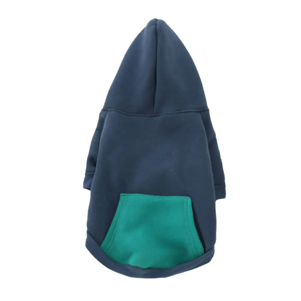 Adorable Acrylic Dog Hoodie for Small Dogs Solid Color Fashion Puppy Warm Clothing Perfect for Walking Jogging Photo Shoots