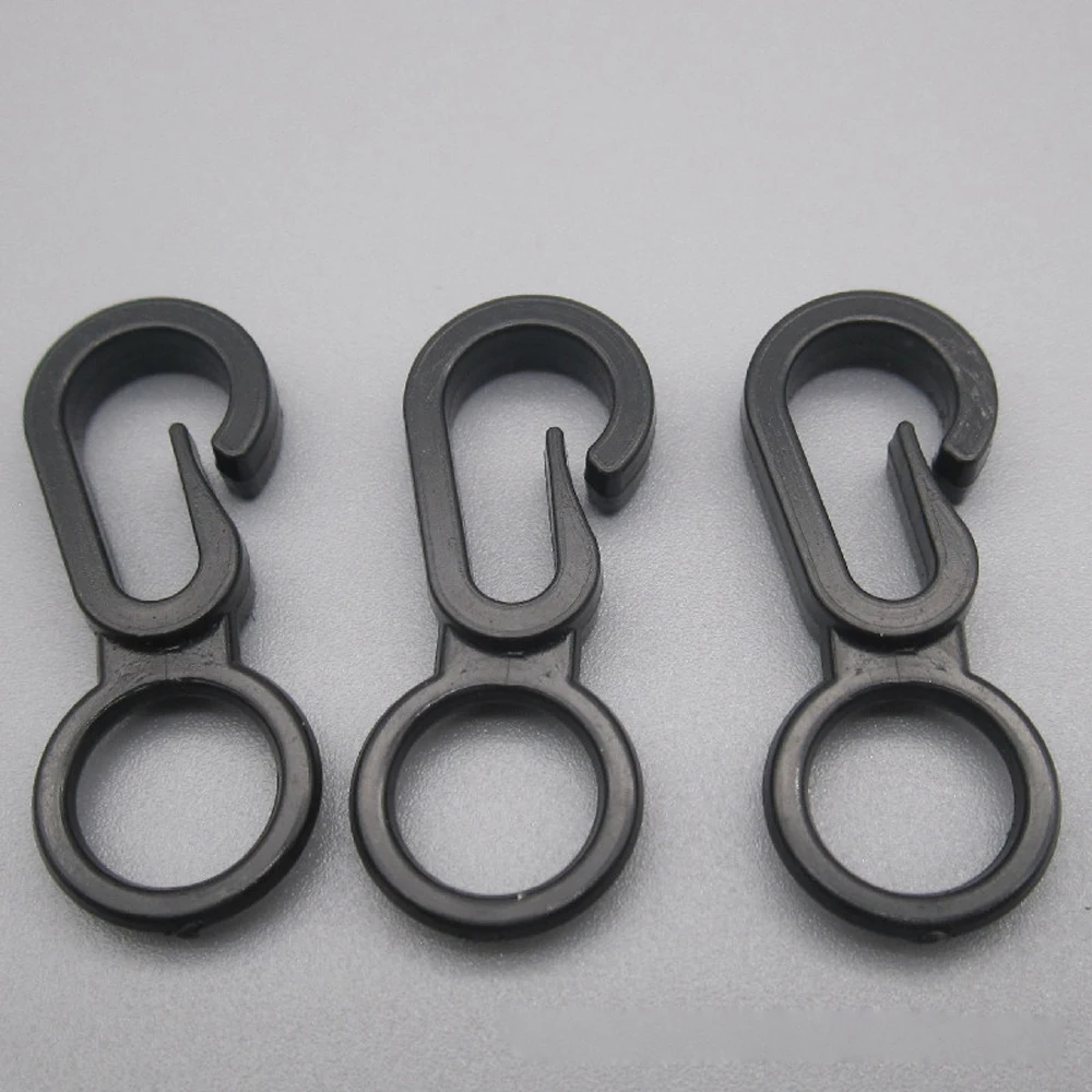 DIY Keychain 100pcs/set Glasses Chain Buckle Small Carabiner Snap Plastic Buckle Anti-lost Rope Hook