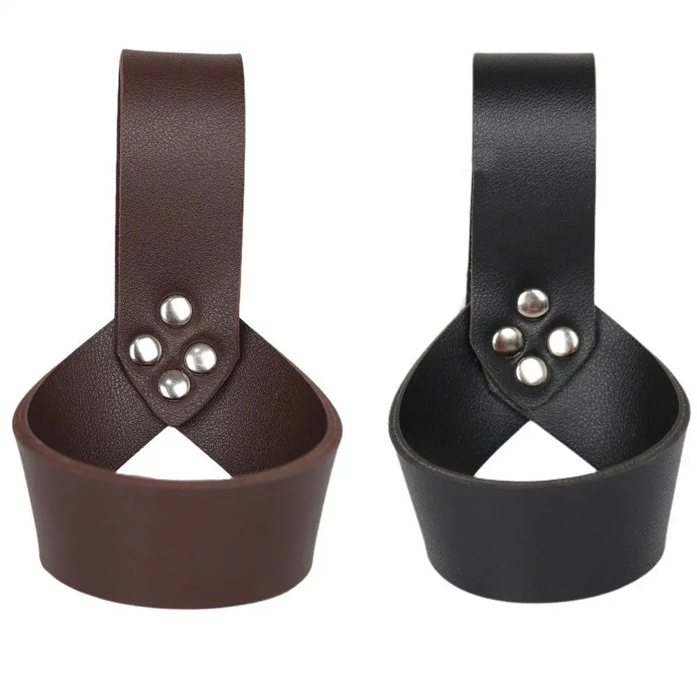 할로윈 중세 기사 바이킹 켈트 검 링 칼집 칼집 PU 가죽 검 액세서리 여성 민족 의상