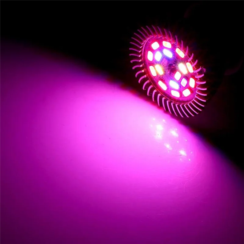 LICE-2Pcs E27 식물 성장 빛 85-265V 전체 스펙트럼 Led 수경 실내 정원 온실 28W 성장 빛