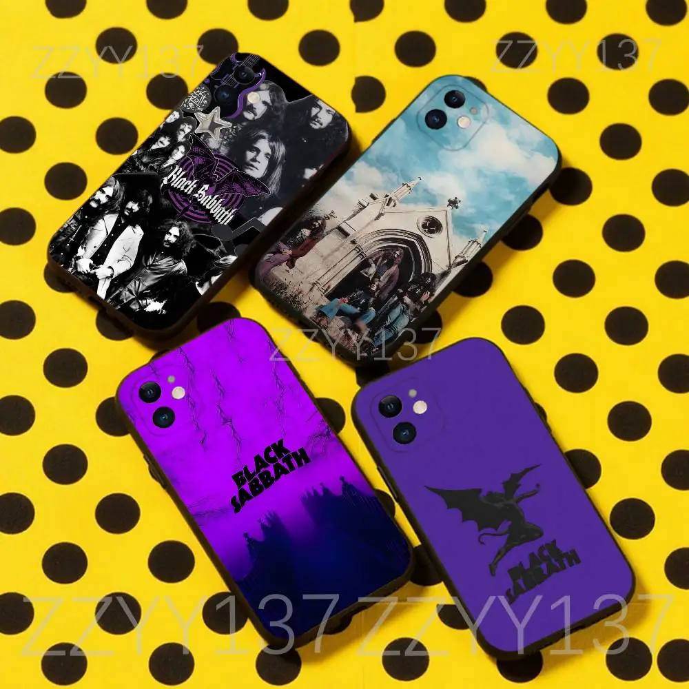 

B-Black S-Sabbath Paranoid For iPhone 17,16,15,14,13,12,11,Air,X,XR,Pro,Max,Plus TPU Soft Skin-friendly Cover