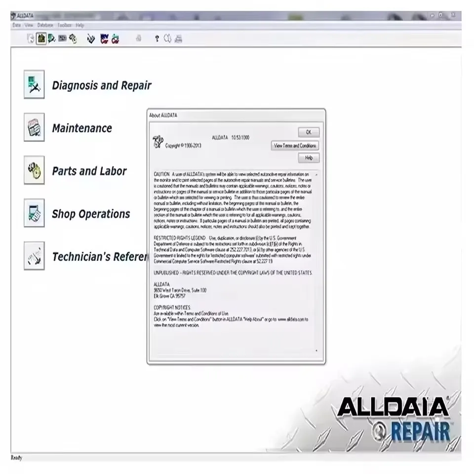إصلاح alldata 10 53 الأكثر مبيعًا 2025 مع مخططات الأسلاك لإصلاح السيارات #1