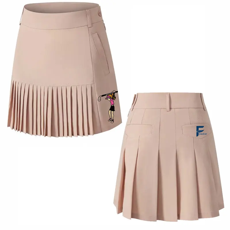 Summer Women Golf Clothing Fashion Sports Golf Skirt FJootor Outdoor High Quality Elegant Pleated Short Lady Skirt Golf Apparel