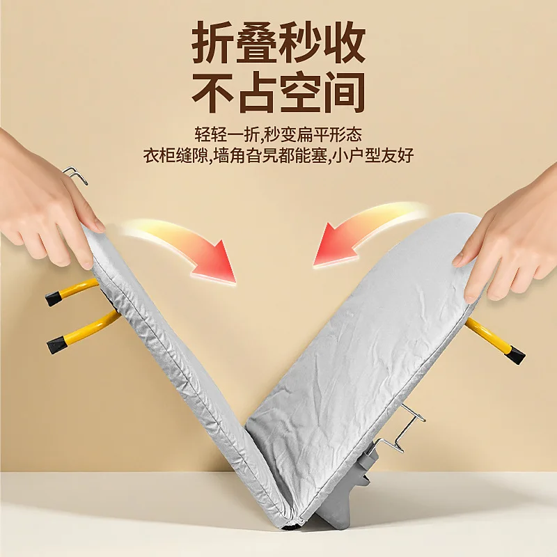Desktop ironing board with tail rack storage iron folding ironing board with storage rack Household portable ironing board 3