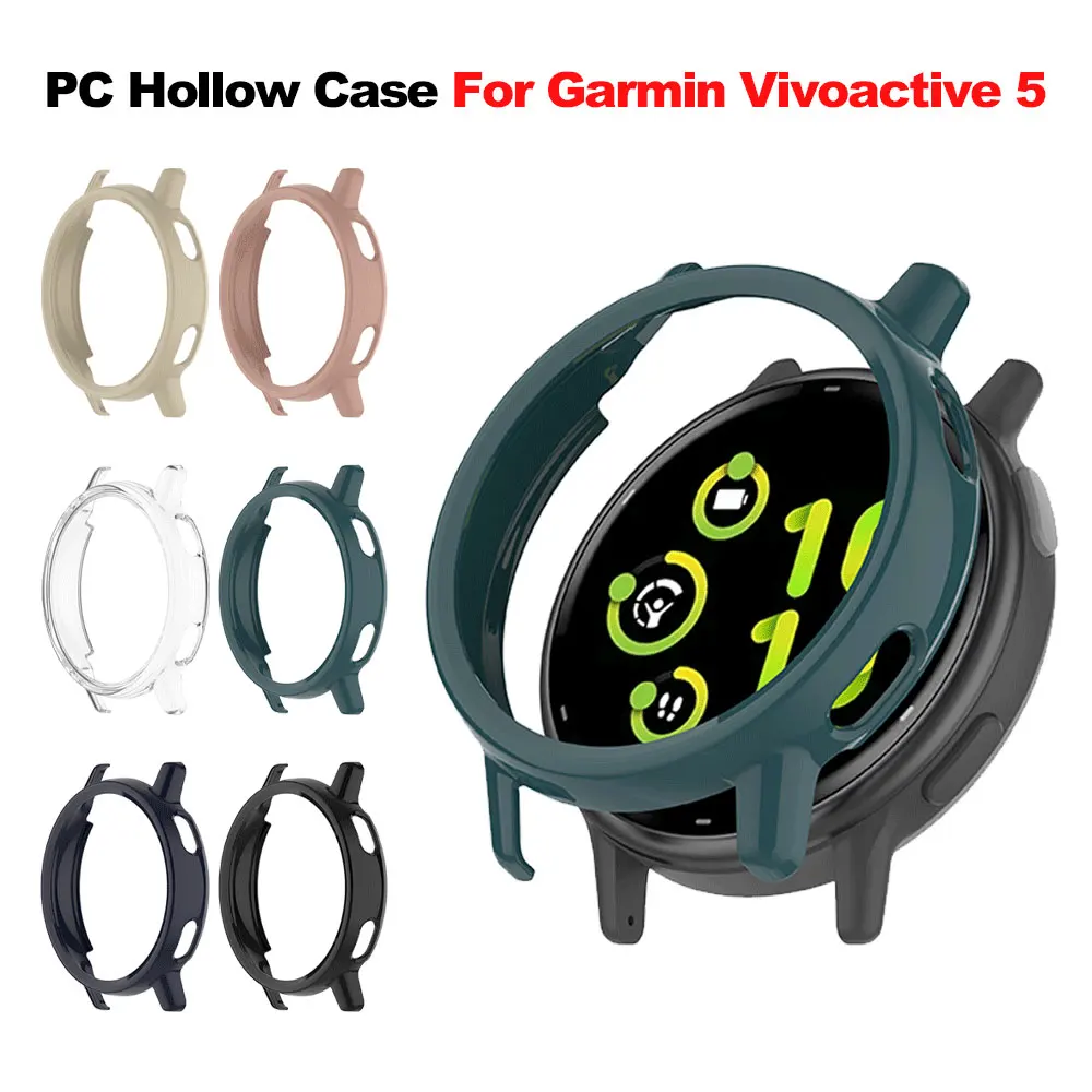 Image of PC-Schutzhülle für Garmin Vivoactive 5, kratzfeste Schutzhülle, Rahmen, Stoßstangenhüllen für Garmin Vivo Active 5 Shell
