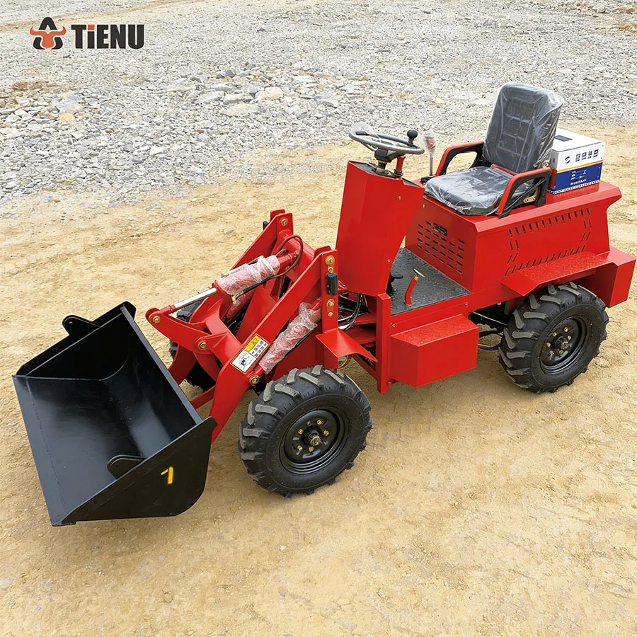 Customize Skid Steer Wheel Loader 600kg 700kg 800kg Yard Loader For Construction and Mining Machinery