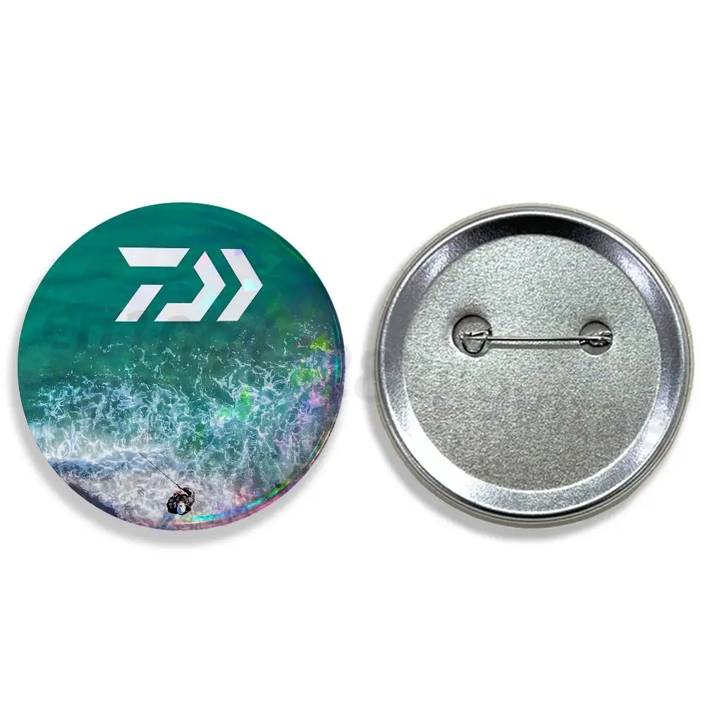 Fashion D-Daiwa Logo 25mm 75mm 44mm 58mm 32m Brooches Badges Pins for Accessories
