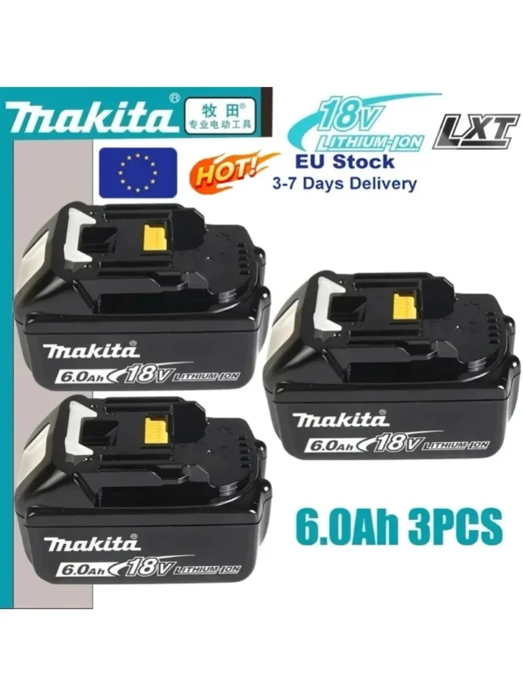 Originele Makita 18 V Batterij BL1860 BL1850B BL1840 BL1830 Schroevendraaier Batterij & Oplader 21v Vervanging Power Tool Batterijen - afbeelding 2