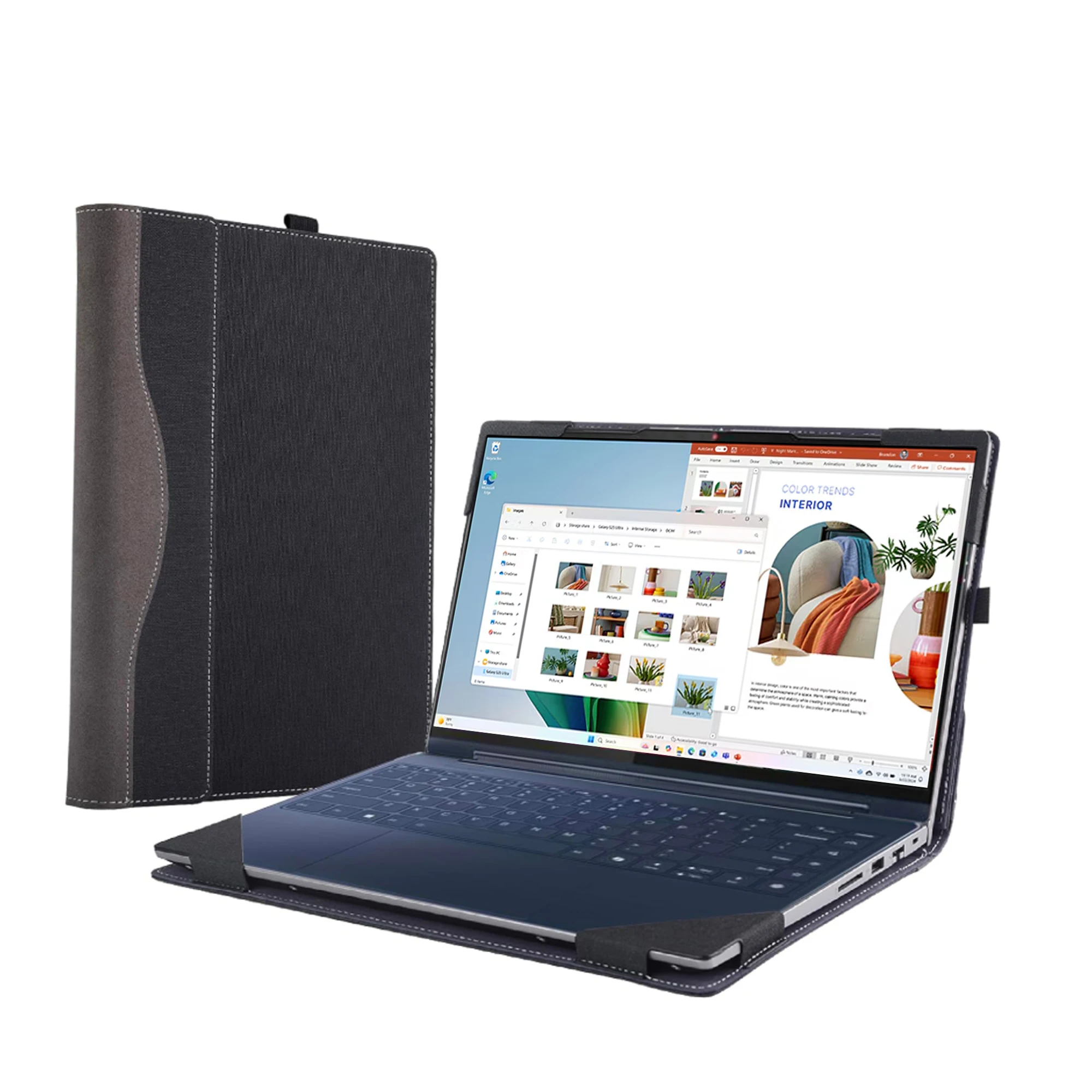 Laptop Cover For Samsung Galaxy Book Pro 360 Flex &Book3 360 13.3 Inch Sleeve Detachable Cover Bag Protective Skin Stylus Gift