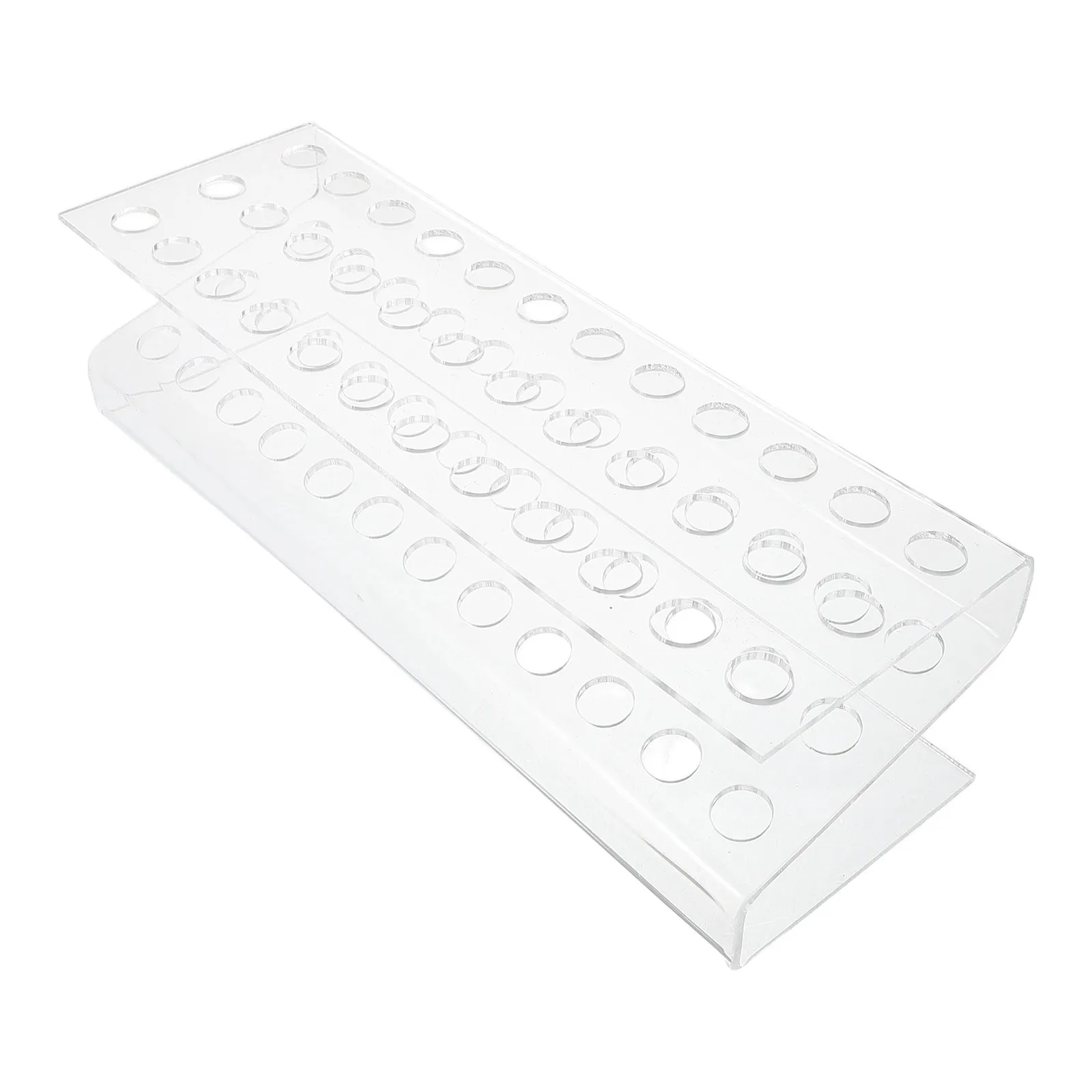 Clear Acrylic 36-Slot Pen Holder Stand Desk Organizer for Pens Brushes Crayons Eyebrow Pencils Markers Art Craft Storage Display