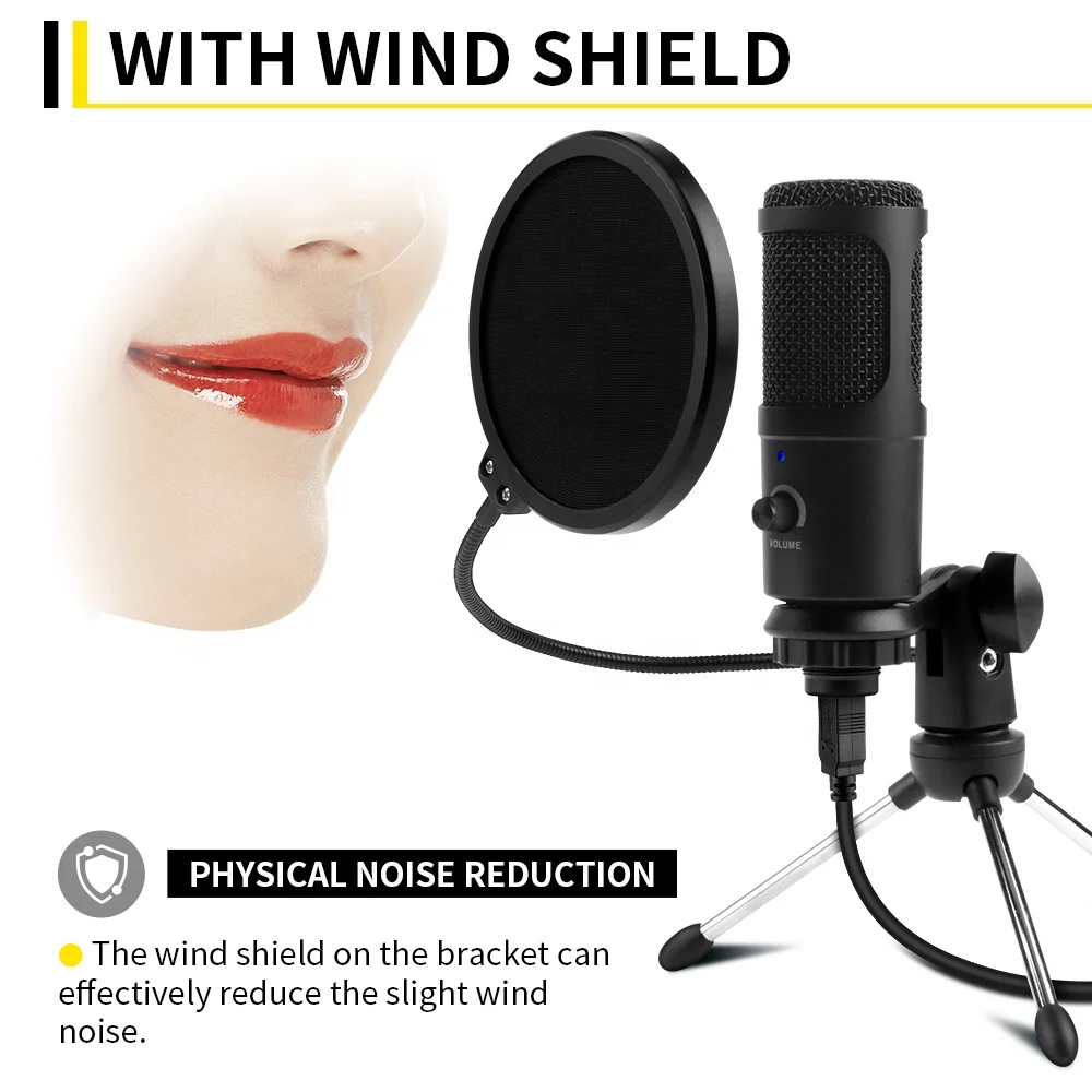 عشرة عناصر TLF Xtuga K30 المهنية السلكية استوديو تسجيل كاريوكي الغناء حامل ثلاثي القوائم سطح المكتب البث المباشر Usb الألعاب هيئة التصنيع العسكري C