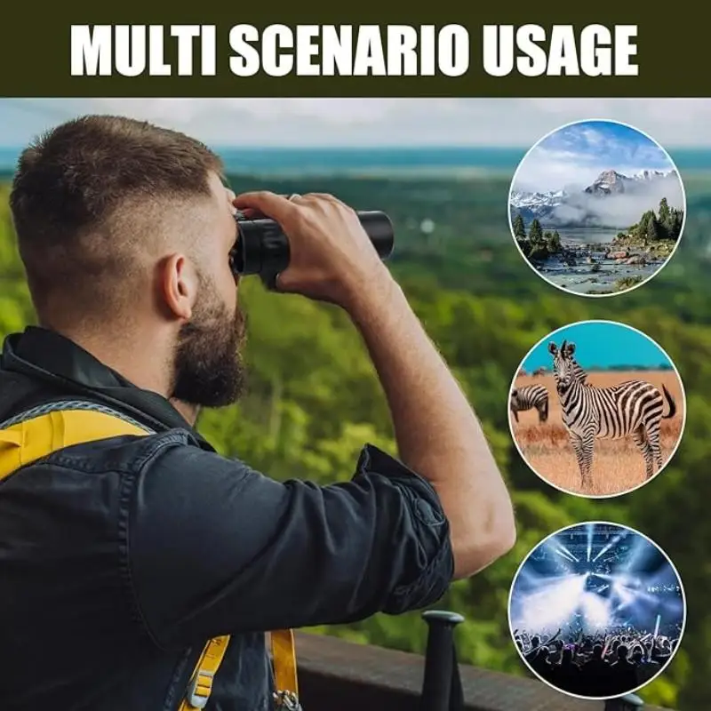 

30X25 Monocular Telescope, Suitable for Adults and Children, Mini Portable Waterproof Zoom Monocular Telescope, Suitable for Bird Watching, Hunting, and Theater Performances
