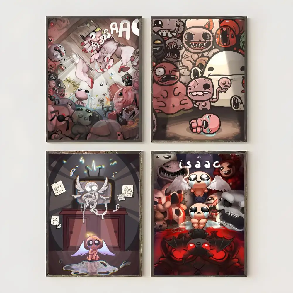 Game The B-Binding Of Isaac Poster Waterproof Canvas Art Wrinkle Free Wall Hanging For Home Living Room Bedroom Decor