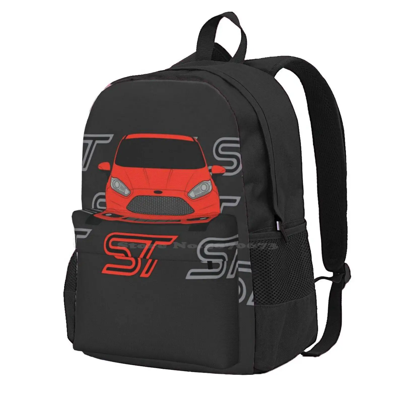 Fiesta St Hot Sale Schoolbag Backpack Fashion Bags Fiesta Hatchback Hot Fwd Front Wheel Drive Drift Autocross Race Car Racing