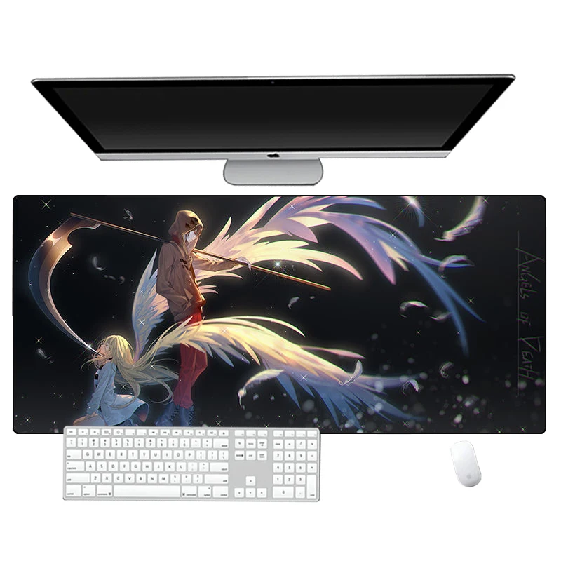 Anime Angels of Death Mouse Pad Large Game Mouse Pad Mouse Mats for Computer Gamers Decoracion Desk Mat Cute Table Mat