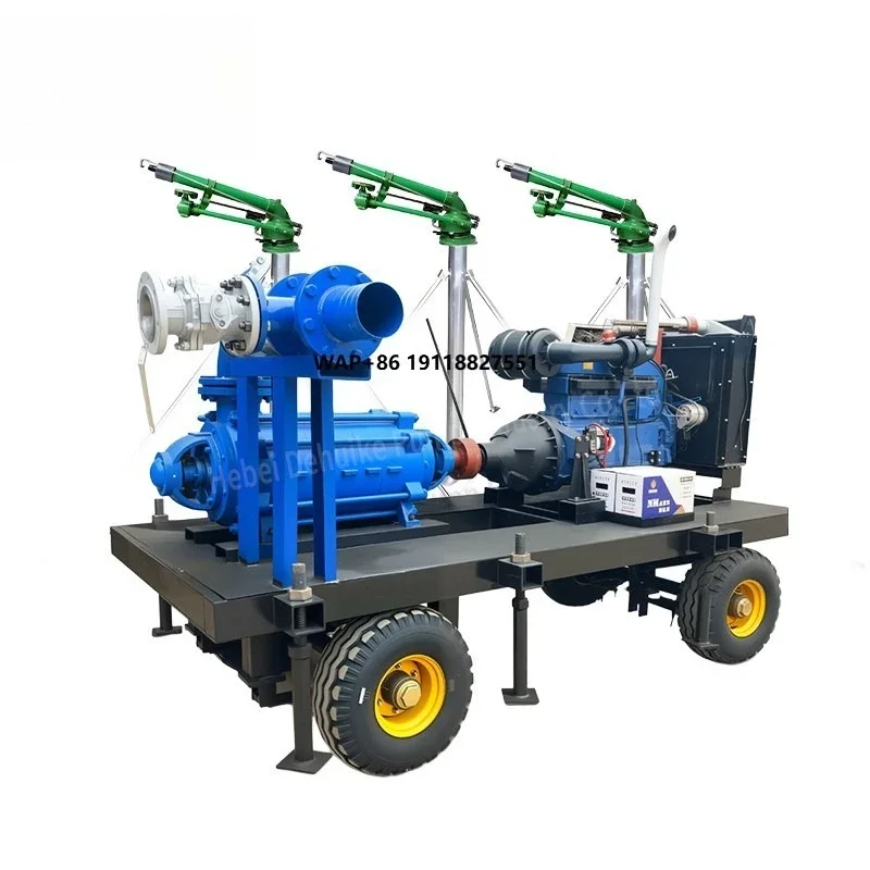 Portable Agricultural High Pressure Irrigation/Urban Water Supply/fire and Disaster Relief Centrifugal Multistage Pump