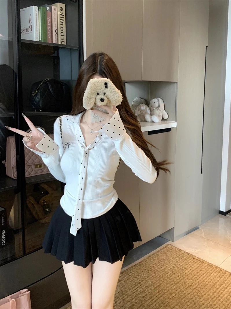 Longue Sve Base irt femmes 2025 nouveau hiver coupe ajustée vêtements intérieurs T-irt haut de gamme Sensation manger Design haut femmes