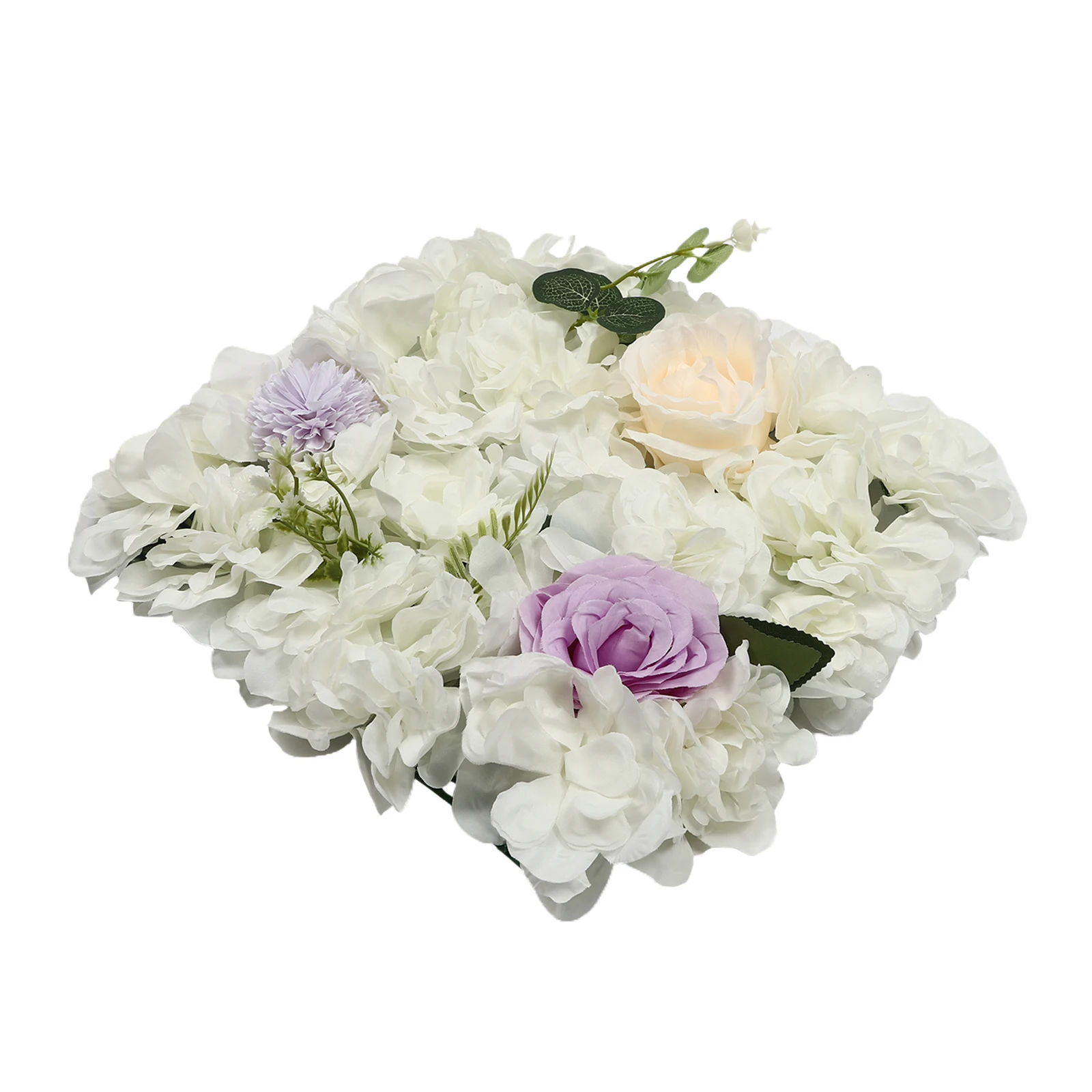 

Realistic 12-Piece Artificial Flower Wall Panels, Roses and Dahlias, Perfect for Event, Party, and Home Decoration
