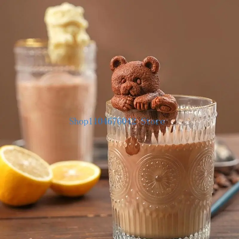 Large 3D Animal Ice Cubes Tray Silicone Animal Ice Cubes Tray Large Capacity Mould for Whiskeys Cocktails Juice