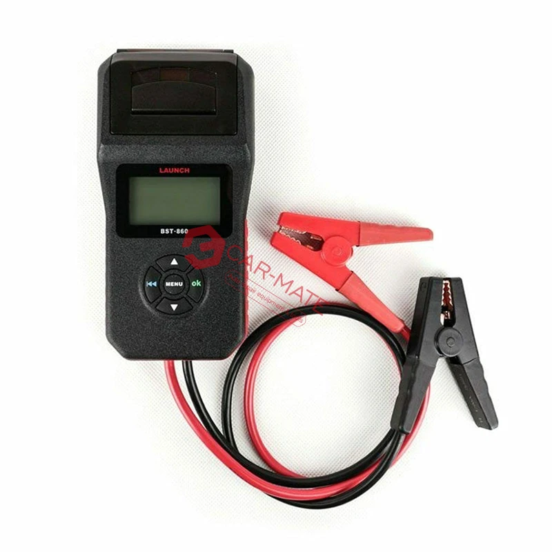 

2025 LAUNCH BST860 Portable Batter Tester Analyzer Scan Tool with Printer - Supports Heavy Trucks, Cars, Motorcycles,12V and 24V