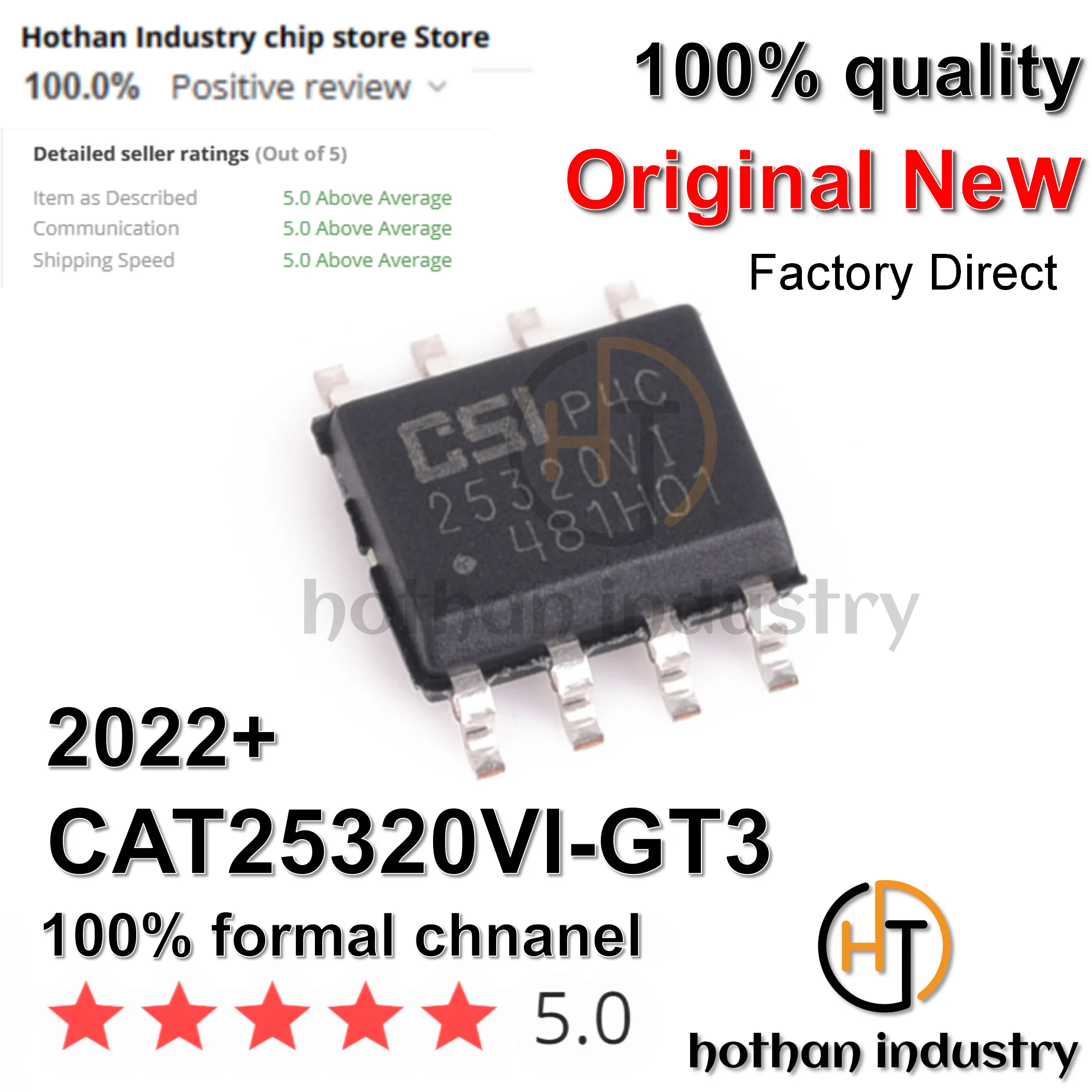 （5PCS）CAT25320VI-GT3  High Quality New 100% Original  EEPROM 32K SPI Serial CMOS EEPROM