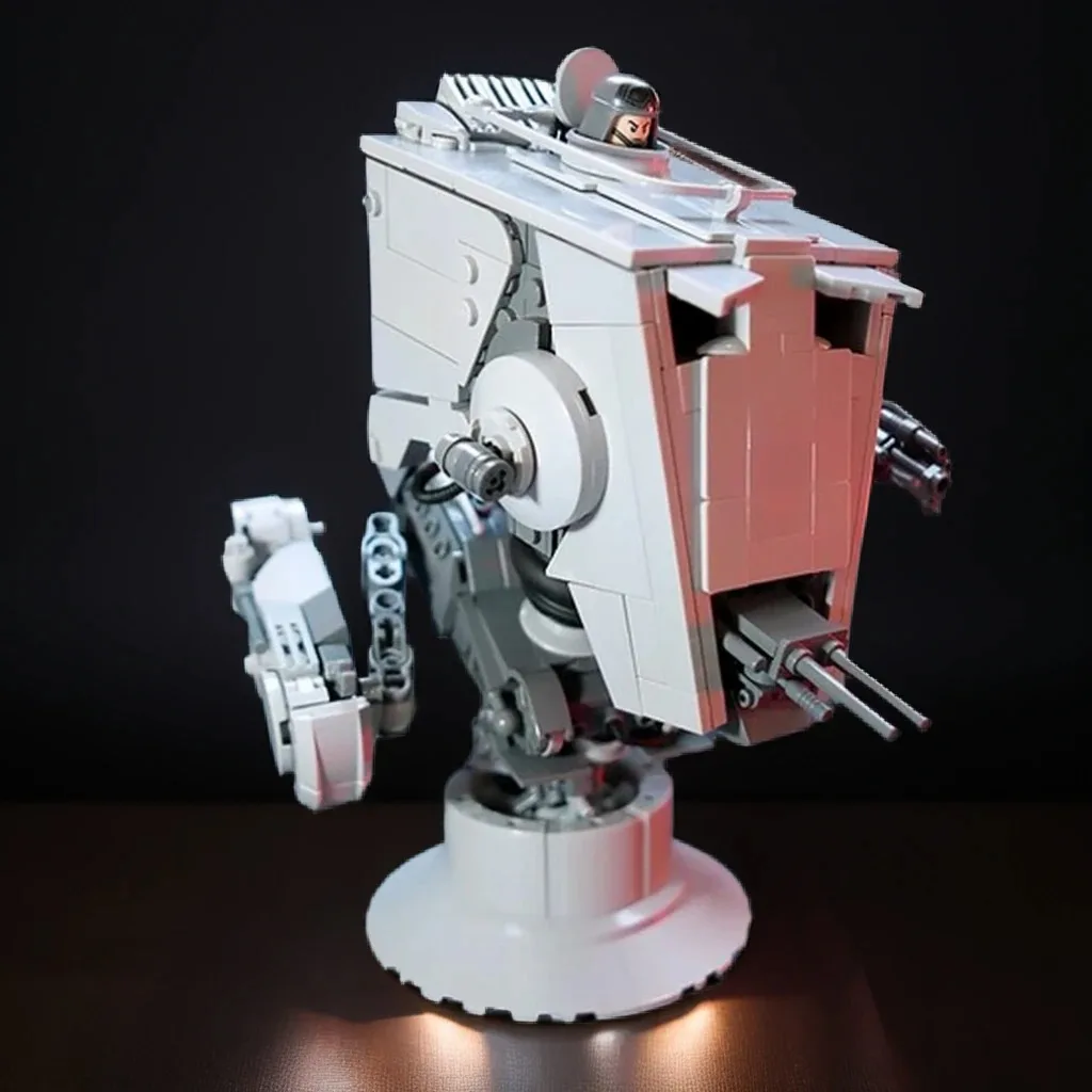 

905 Pcs Articulated AT-ST Chicken Walker V40 Star Batter All-Terrain Walker MOC Diy Education Model Building Blocks Toys Gift