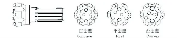 DTH hammer bits/DTH button