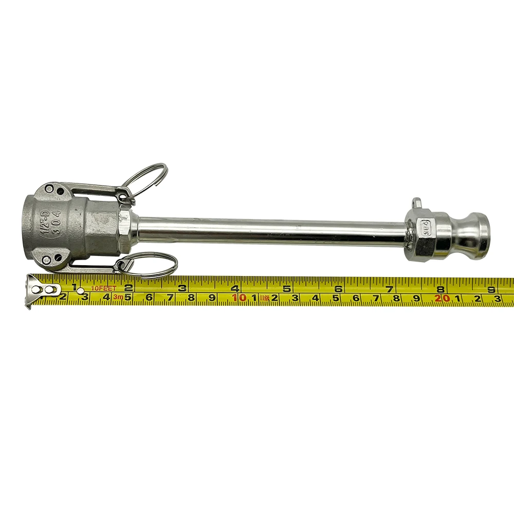 Kegland BrewZilla - Recirculation arm Extension (Stainless steel) Male to Female Camlock beer brewing home brew equipment