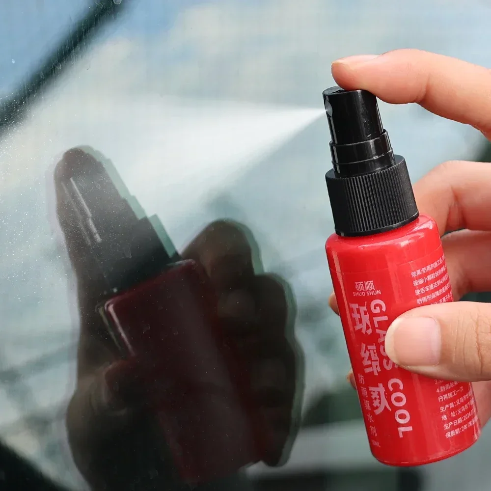 Revestimiento hidrofóbico a prueba de lluvia, pulverizador impermeable para boquilla de vidrio de coche, removedor de película de aceite, juego de