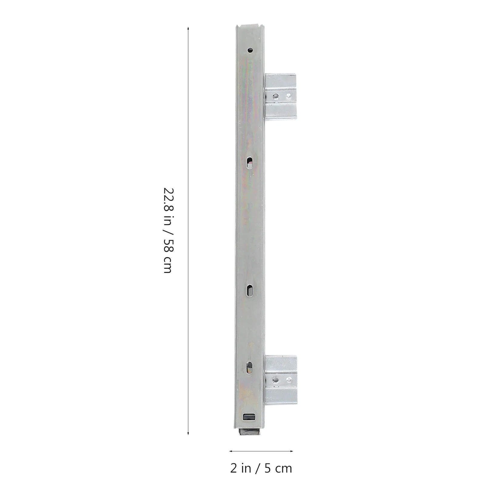 Guida staffa Guide per tastiera Supporto per laptop da ufficio Scivoli per cassetti per armadietti per computer Vassoio in acciaio 58X51X12CM