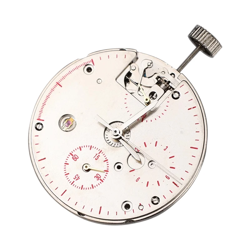 ST19 mechanical movement chronography timing function handwind complex back