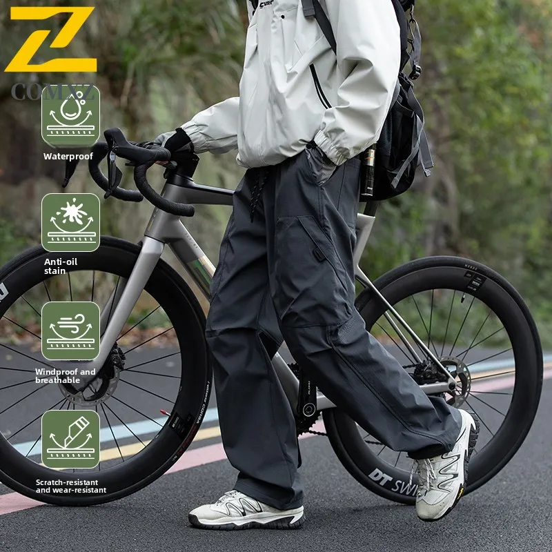 Retro Men's Pants 2025 Fall Lightweight Hiking Jogging Trousers Camping Outdoor Adventure Minimalist Style Breathable Pants